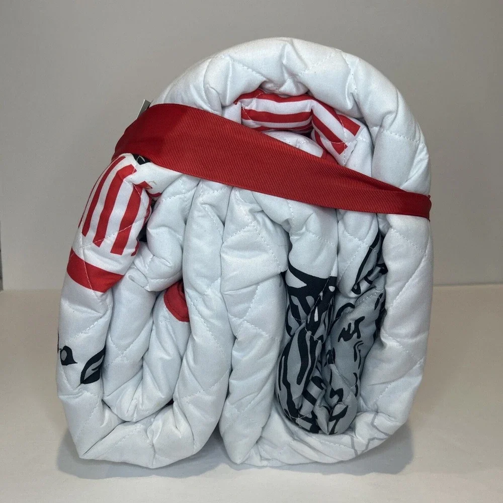Grinch Dr. Seuss Full Queen Quilt Shams‎ Holiday Christmas Set Max White Pillow